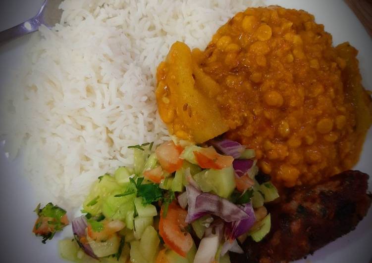 Simple Way to Make Quick Lauki chanay ki daal