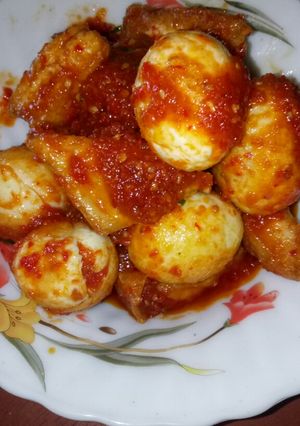 Foto resep Telur tahu balado