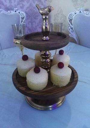 عکسی از دستور کاپ کیک وانیلی (کیک فنجانی) در قابلمه