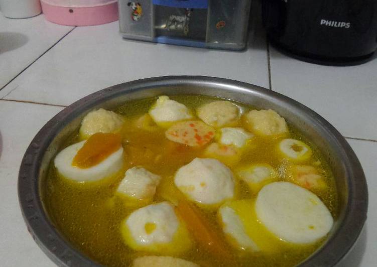 Resep masakan Sup Labu Bakso Shabu | Bahan Membuat Sup Labu Bakso Shabu Yang Enak Banget