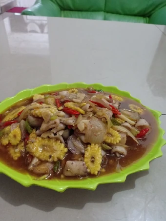 Langkah Gampang Membikin Resep Cumi saos tiram yang Uenak Anti Ribet, Bikin Ngiler