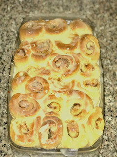 A picture of Cinnamon rolls.