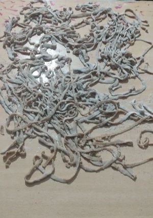 Una foto de Fideos caseros de harina integral