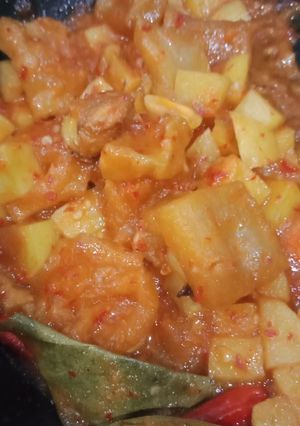 Foto resep Sambal goreng kentang krecek
