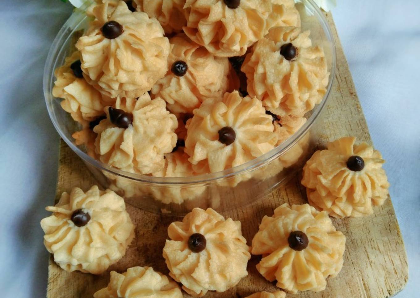 Kue Semprit Tapioka Susu