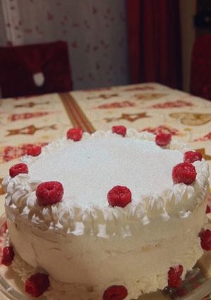 Una foto de Torta helada de frambuesa