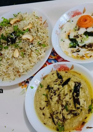 साउथ इंडियन स्टाइल नारियल खीरा राइस रेसिपी मुख्य फोटो