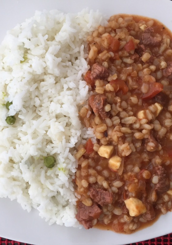 Una foto de Guiso de trigo con carne