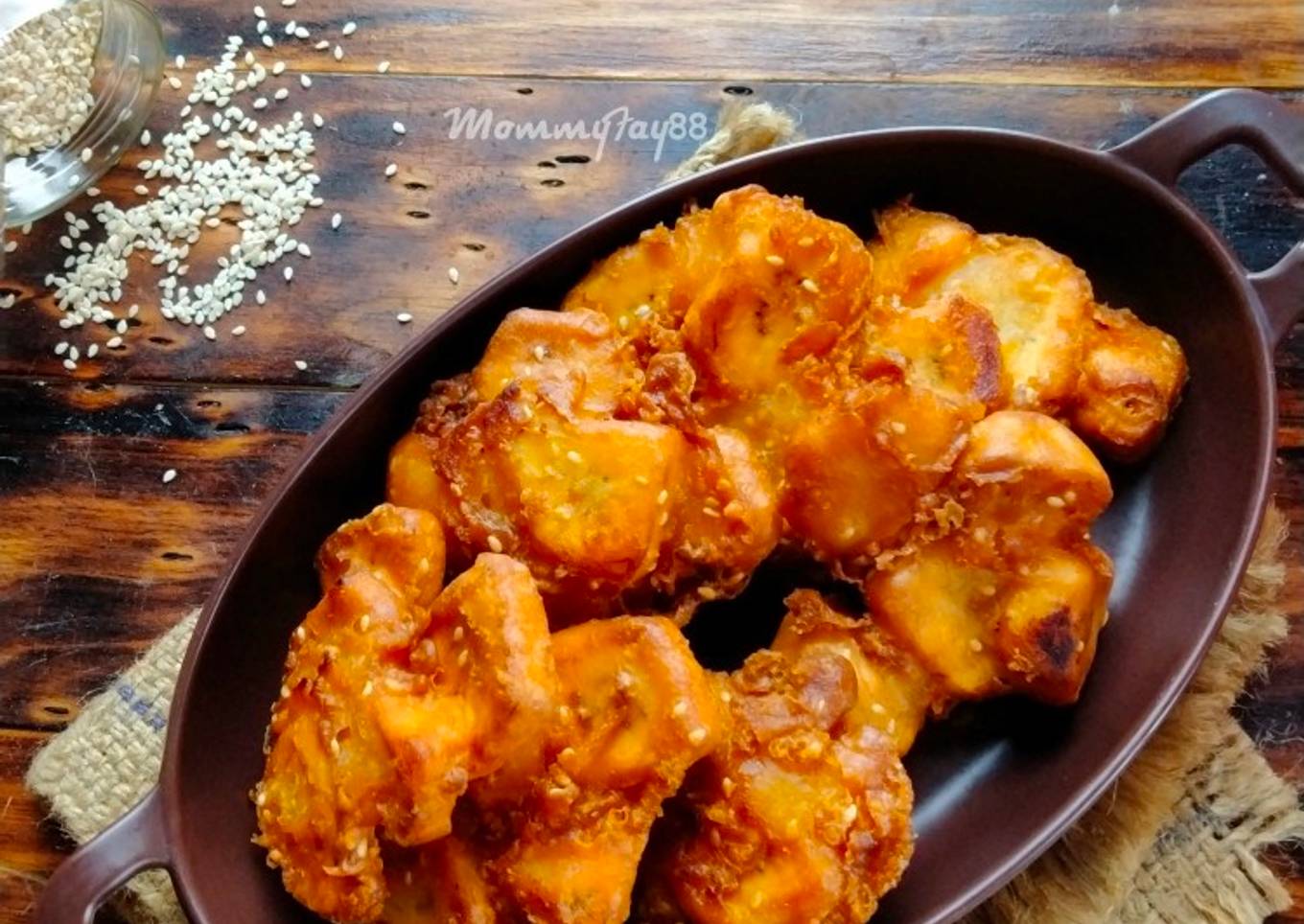 Pisang Goreng Wijen Aroma KayuManis