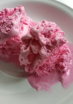 Foto resep Es krim buah naga