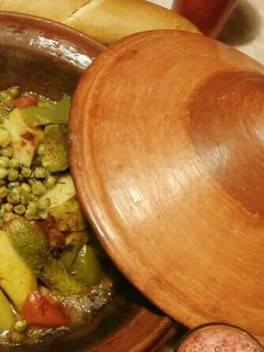 صورة لوصفة طاجين باللحم والخضروات