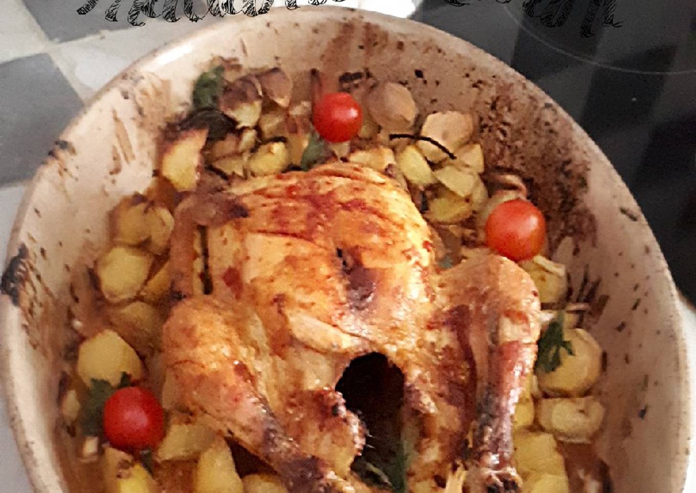 Ayam oven pedas manis