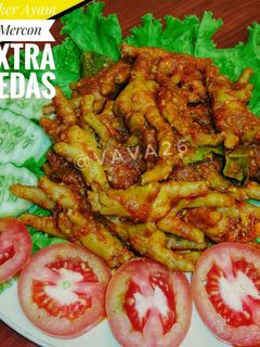Foto resep Ceker Ayam Mercon (Extra Pedas)