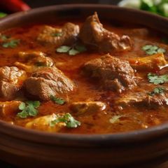 A picture of 40-Minute Keto Mutton Ghee Roast Recipe with Only 8 Grams Of Carbs.