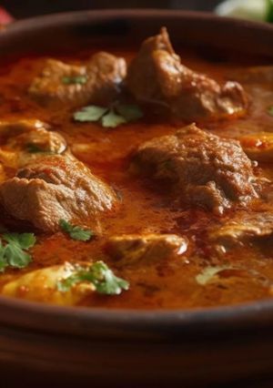 A picture of 40-Minute Keto Mutton Ghee Roast Recipe with Only 8 Grams Of Carbs.