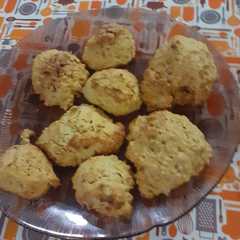 Una foto de Galleta de miel y avena