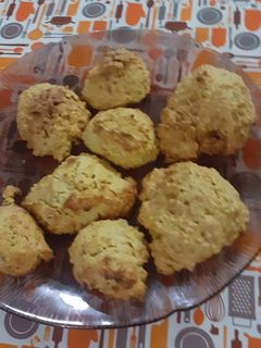 Una foto de Galleta de miel y avena