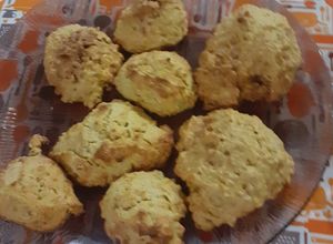 Una foto de Galleta de miel y avena
