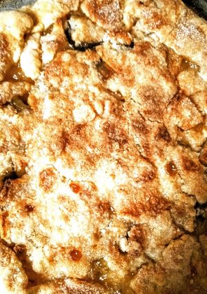 Una foto de Crumble de manzanas