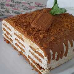 Una foto de Tarta helada de lotus
