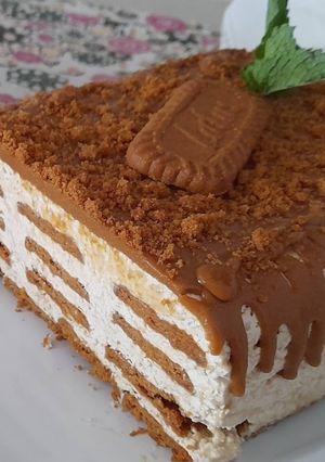 Una foto de Tarta helada de lotus
