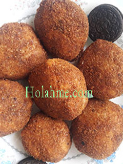 A picture of Cardamon deep fried oreo balls. #snacksrecipescontest.