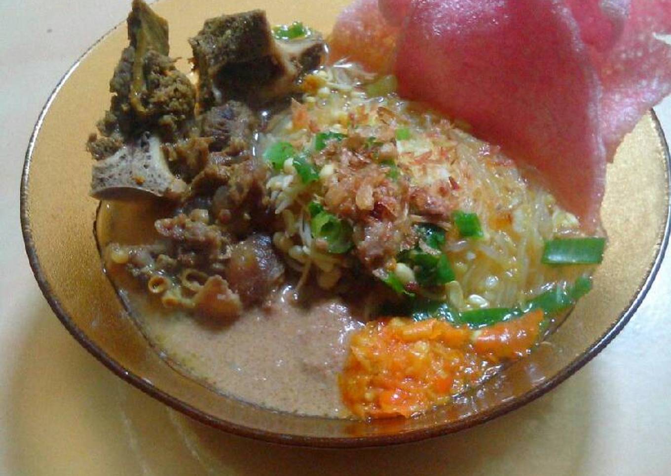 Soto Tulangan Sapi(mirip sroto sokaraja)