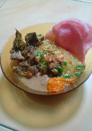 Foto resep Soto Tulangan Sapi(mirip sroto sokaraja)