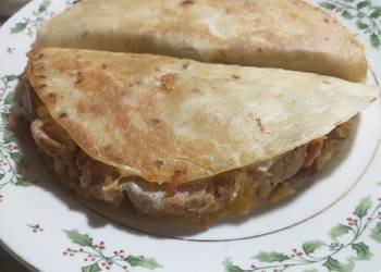 Without Fail Make Recipe Fried Fajita Chicken and Bacon Quesadillas Very Delicious