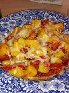 Una foto de Patatas con pimiento y chorizo
