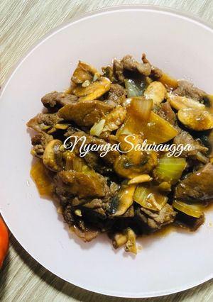 Foto resep Beef Mushroom Yakiniku