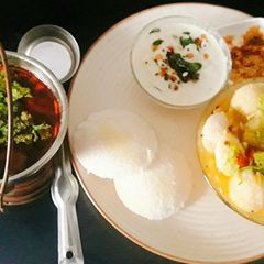 A picture of Tasty Pumpkin Sambar.