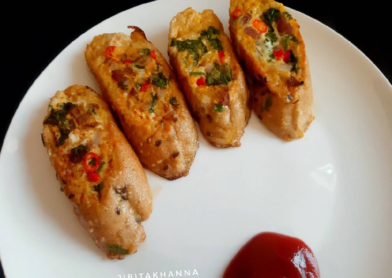 Savoury French Toast - Indian style