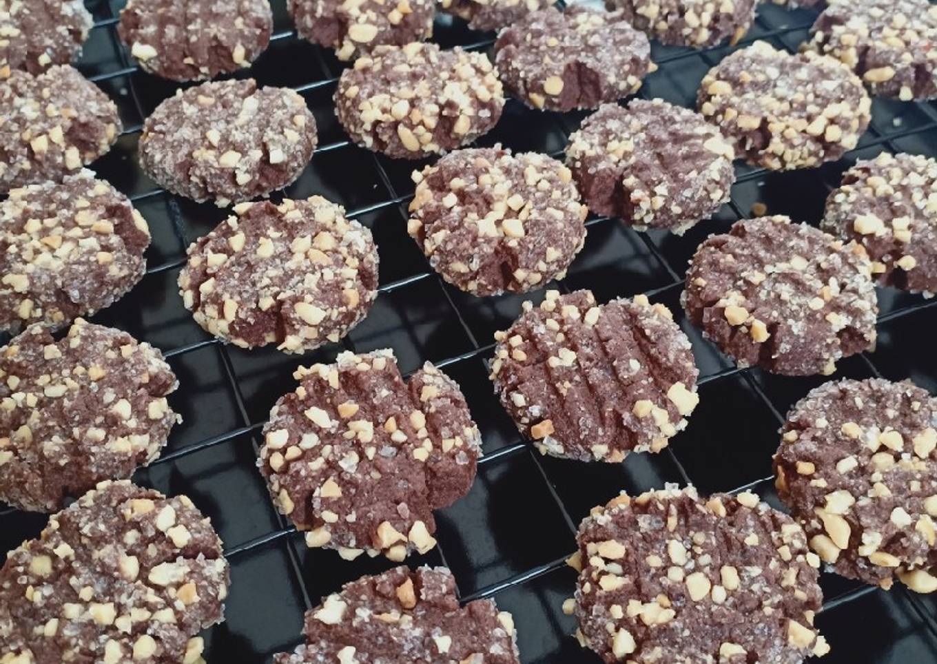 Kue coklat kacang garpu