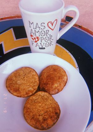 Una foto de Hot cakes de avena
