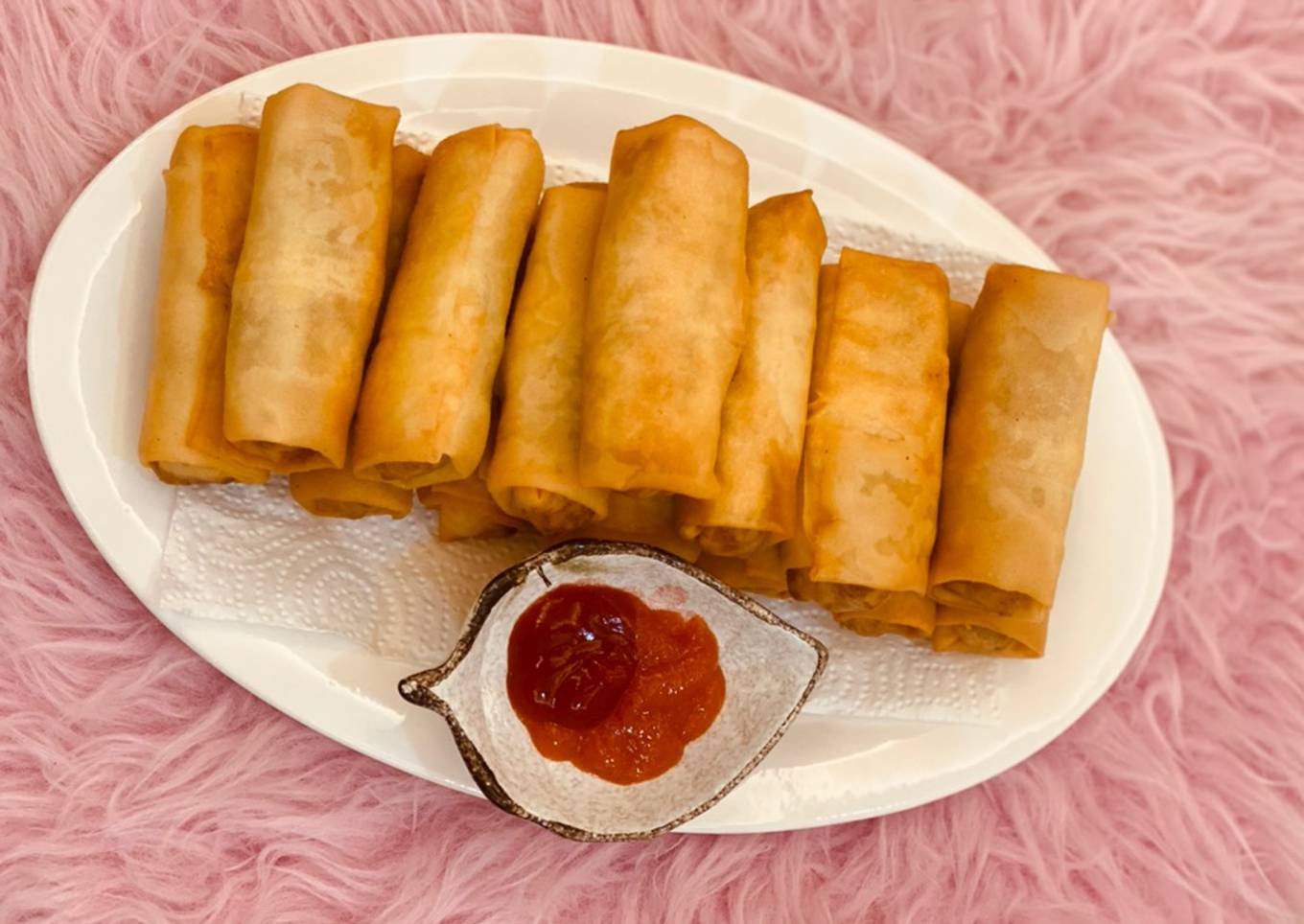 Resep Lumpia rebung ayam goreng