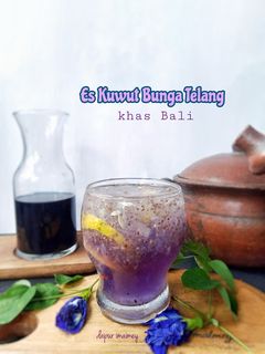 Foto resep Es Kuwut Bunga Telang