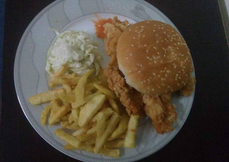 Zinger Burger   #KokabandCookpad