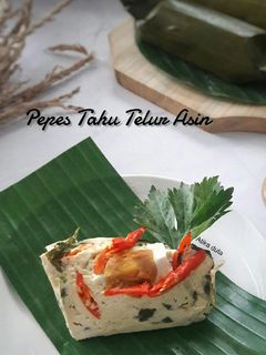 Foto resep Pepes Tahu Telur Asin