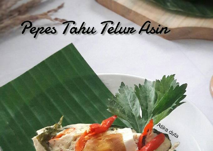 Pepes Tahu Telur Asin