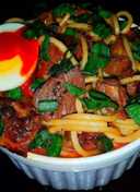 Mike's Prime Rib Yakamein Soup