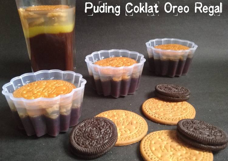 Bumbu Puding Coklat Oreo Regal | Resep Membuat Puding Coklat Oreo Regal Yang Paling Enak