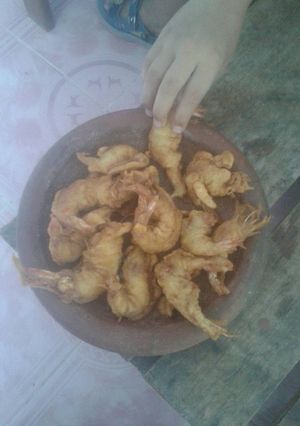 Foto resep Udang goreng gimbal