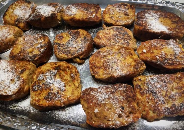 French toast o tostadas francesas tradicionales