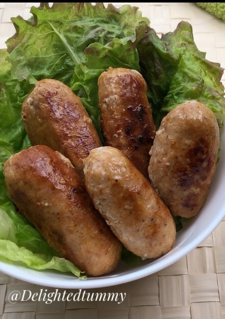 Foto resep Sosis Ayam Ala German (Chicken Bratwurst)