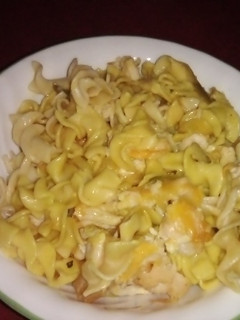 A picture of Chicken Noodle casserole.