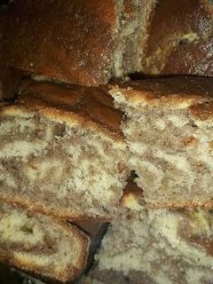 Una foto de Bizcochuelo marmolado fácil