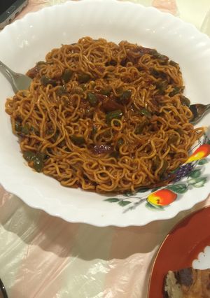 صورة لوصفة اندومي بطريقتي