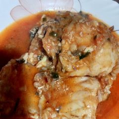 Fish curry A picture of Fish curry.