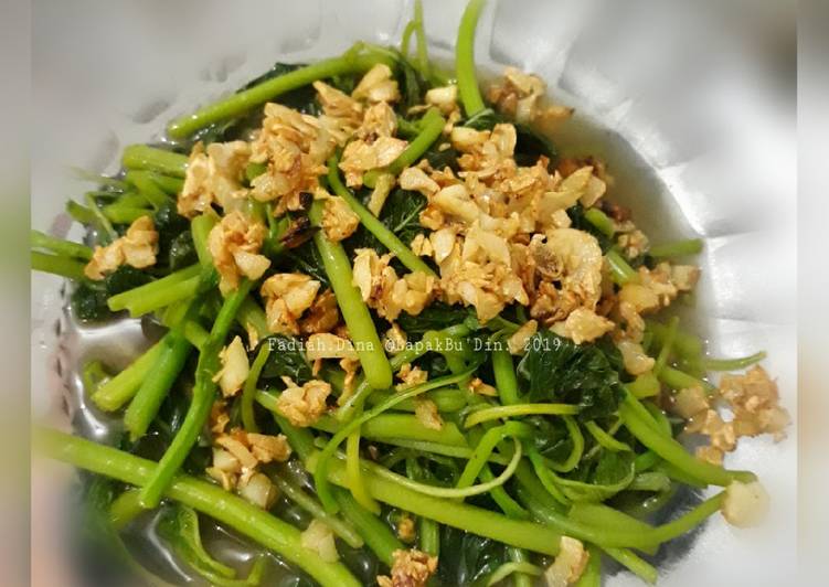 Tumis Bayam Bawang Putih